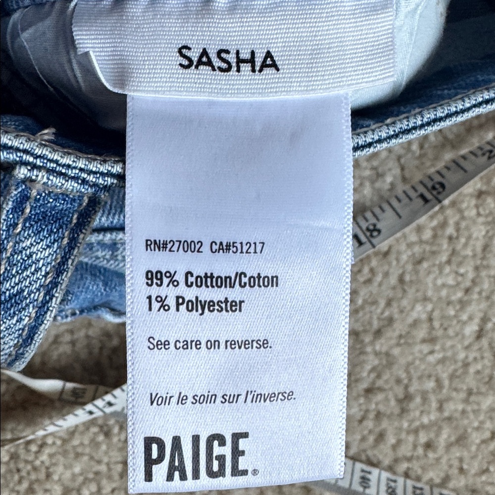 Anthropology | PAIGE Sasha Embellished High-Rise Wide-Leg Jeans | 27 - Picture 12 of 17